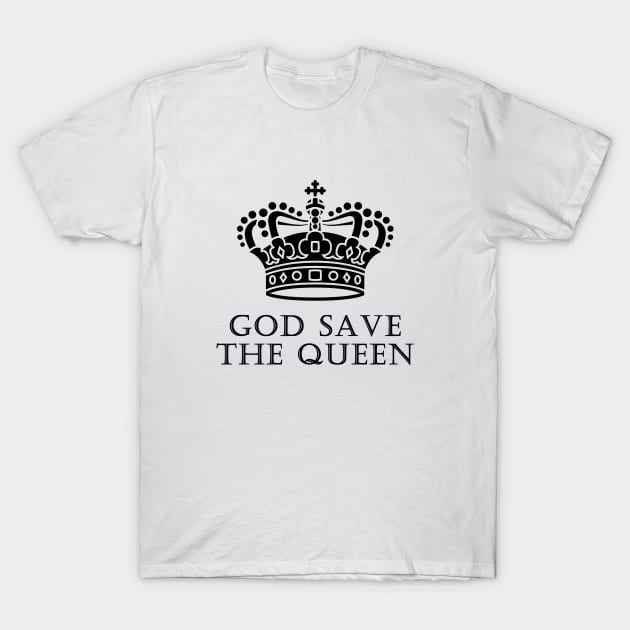 God Save The Queen T-Shirt by Gaspar Avila